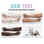 JUAAZIN Coral Copper Shimmer Liquid Eyeshadow, Longwear Waterproof Eye Shadow Cream, Buildable Highly Pigmented Blendable Eye Makeup, Vegan Cruelty-Free Paraben-Free for Older Women Stage makeup 04# - Image 4