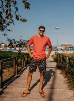 KuaiLu Men's Yoga Mat Leather Flip Flops with Arch Support Comfortable Cushion Walking Thong Sandals Slip On Indoor Outdoor - Image 2