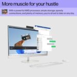 HP 27" FHD Touchscreen All-in-One Desktop Computer, 16GB DDR5 RAM, 1TB SSD Storage, AMD Ryzen 5 7520U Processor, WiFi6, Wireless Keyboard & Mouse, Windows 11 - Image 2