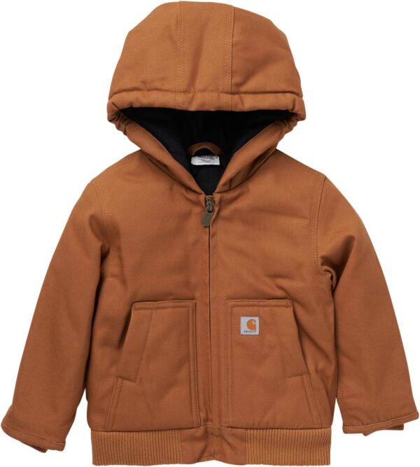 Carhartt Kid's CP8552 Canvas Insulated Hooded Active Jac - Boys