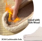 Bevaney Smile Face Slippers for Women - Soft Plush Retro Preppy Slip-on Comfortable Indoor/Outdoor Shoes - Image 4