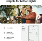 Fitbit Charge 6 Fitness Tracker with Google apps, Heart Rate on Exercise Equipment, 6-Months Premium Membership Included, GPS, Health Tools and More, Obsidian/Black, One Size (S & L Bands Included) - Image 7