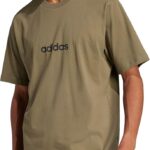 Adidas Mens Essentials Linear Single Jersey T-Shirt