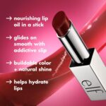 e.l.f. Glow Reviver Slipstick, Tinted Lip Oil Stick, Non-Sticky & Hydrating For A Soft-Shine Finish, Vegan & Cruelty-Free, Jam Packed - Image 3