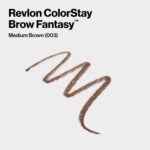 Revlon ColorStay Brow Fantasy, All In One Eyebrow Powder Pencil with Shaping Clear Gel, Smudge-proof, Stocking Stuffer for Her, 003 Medium Brown - Image 3