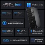 Dell Pro Slim QCS1250 Business Desktop, New OptiPlex Version, Intel Core i7-14700(20 Core, 28 Threads), 32GB DDR5 RAM, 1TB PCIe SSD, Ultra-Quiet Design, Dual 4K Monitor Support, USB-C, Windows 11 - Image 2