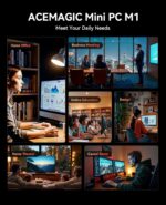 ACEMAGICIAN M1 Mini PC AMD Ryzen 7 6800H 16GB DDR5 512GB PCle SSD Mini Computers (8C/16T, up to 4.7GHz), Windows 11 Pro Radeon 680M 4K Triple Display Desktop Computers 3.2Type-C/LAN 2.5G/BT5.2/WiFi 6 - Image 9