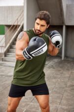 COOFANDY Men Workout Tank Top 2 Pack Gym Bodybuilding Sleeveless Muscle T Shirts - Image 5