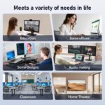 Beelink EQ Mini PC,Mini S12 N95 Intel Alder Lake-N95 (up to 3.4GHz),16GB DDR4 500GB M.2 SSD Mini Desktop Computer, Support 4K@60Hz Dual HDMI Display, 2.5G LAN/USB3.2/Low-Power Home/Office Micro PC - Image 8