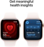 Apple Watch Series 11 [GPS 42mm] Smartwatch with Rose Gold Aluminum Case with Light Blush Sport Band - S/M. Sleep Score, Fitness Tracker, Health Monitoring, Always-On Display, Water Resistant - Image 4