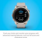 Garmin fēnix 7S Pro Sapphire Solar, Multisport GPS Smartwatch, Built-in Flashlight, Solar Charging Capability, Sand - Image 6