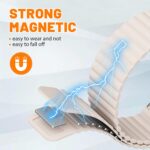 Magnetic Sport Bands for Apple Watch Band 40mm 38mm 41mm 42mm 44mm 45mm 46mm iWatch bands for Women Men,Silicone Loop Strap Wristband for Apple Watch Series 11 10 9 8 7 6 5 4 3 SE 3/2nd Ultra/3/2 49mm - Image 2