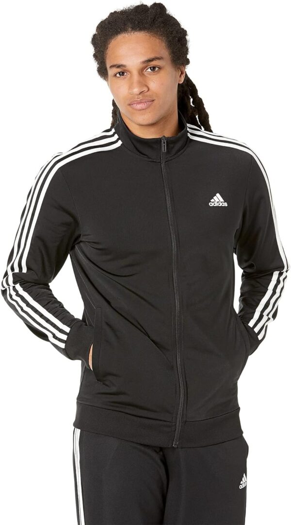 adidas Men's Essentials Warm-up 3-stripes Track Top