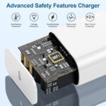 USB C Apple Watch Charger,[MFi Certified] iPhone Fast Magnetic iWatch Charger 6ft USB C Charging Cable Cord Long and Type C Wall Charger Block for Apple Watch Series 11/10/9/Ultra/8/7/SE/SE2/6/5/4/3/2 - Image 4