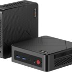 BOSGAME E4 Mini PC, Mini Computers with AMD Ryzen 5 3550H, 16GB DDR4 512GB PCIe SSD, Dual RJ45, 4K Triple Display, USB-C, USB 3.2, Wi-Fi 5/BT 5.0, Micro Desktop Computers for Office, Home & Streaming