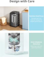 Comfee Portable Washing Machine, 0.9 cu.ft Compact Washer With LED Display, 5 Wash Cycles, 2 Built-in Rollers, Space Saving Full-Automatic Washer - Image 6