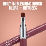 Revlon ColorStay Multi-Liner, Creamy Formula, Multiuse For Lips, Eyes & Face, Precision Brush for Easy Blending, 008 Catalyst - Image 6