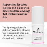 Vibriance Complexion Sticks - Foundation for Mature Skin - Sheer, Buildable Coverage Face Makeup Foundation for Older Women - 3-in-1 Base, Contour, Concealer - Beige - Image 2
