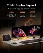 ACEMAGICIAN W1 Mini PC - AMD Ryzen 7 H 255(Upgraded 8745HS), 32GB DC5600MHz DDR5 1TB PCIe4.0 M.2 SSD Mini Computers(8C/16T, up to 4.9GHz), Radeon 780M 8K Triple Display USB4 WiFi6E/BT5.2, VESA 2.5GbE - Image 7