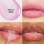 REVLON Super Lustrous Glimmer Lip Oil, Moisturizing & Tinted, Shiny Finish, Made with Plant-Based Squalane, 005 Vio-lit, 0.13 fl oz - Image 2