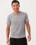 Real Essentials 5 Pack: Men’s Short Sleeve Dry Fit T-Shirts – Moisture Wicking Athletic Workout Gym Fitness Casual Tees - Image 6