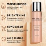 QIUFSSE Air Brush Makeup Foundation,Flawless Airbrush Foundation for Older Women,Teenagers,Middle-aged and Mature Skin,Lightweight Moisturizing,Buildable Coverage for Smooth Radiant Skin (02 Beige) - Image 4