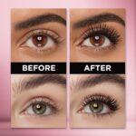 L'Oreal Paris Voluminous Makeup Lash Paradise Mascara, Voluptuous Volume, Intense Length, Feathery Soft Full Lashes, No Flaking, No Smudging, No Clumping, Blackest Black, 0.28 Fl Oz (Pack of 1) - Image 3