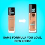 Maybelline Fit Me Matte + Poreless Liquid Oil-Free Foundation Makeup, Light Beige, 1 Count (Packaging May Vary) - Image 2