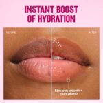 REVLON Super Lustrous Glimmer Lip Oil, Moisturizing & Tinted, Shiny Finish, Made with Plant-Based Squalane, 005 Vio-lit, 0.13 fl oz - Image 4