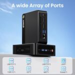 Beelink Ser5 Pro mini PC, AMD Ryzen 5 5500U (Up to 4.0GHz,6C/12T), 16GB DDR4 500GB PCle SSD，mini Computer Support 4K Triple Display/2.5G LAN/WiFi6/BT5.2, Home/Office W11 Pro Mini Desktop Computer - Image 6