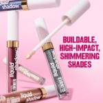 REVLON Glimmer Liquid Shadow, Smudge-Proof Shimmer Eyeshadow Makeup, Long Lasting, High Pigment, 207 Once in a Blue Moon - Image 8