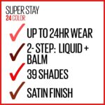 Maybelline Super Stay 24, 2-Step Liquid Lipstick Makeup, Long Lasting Highly Pigmented Color with Moisturizing Balm, Very Cranberry, Ruby Red, 1 Count - Image 5