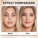 IONSGAKO Liquid Foundation, Matte Finish Flawless Foundation, Lightweight and Buildable Long-lasting Wear Full Coverage Foundation Makeup for Women - 02 Medium - Image 4