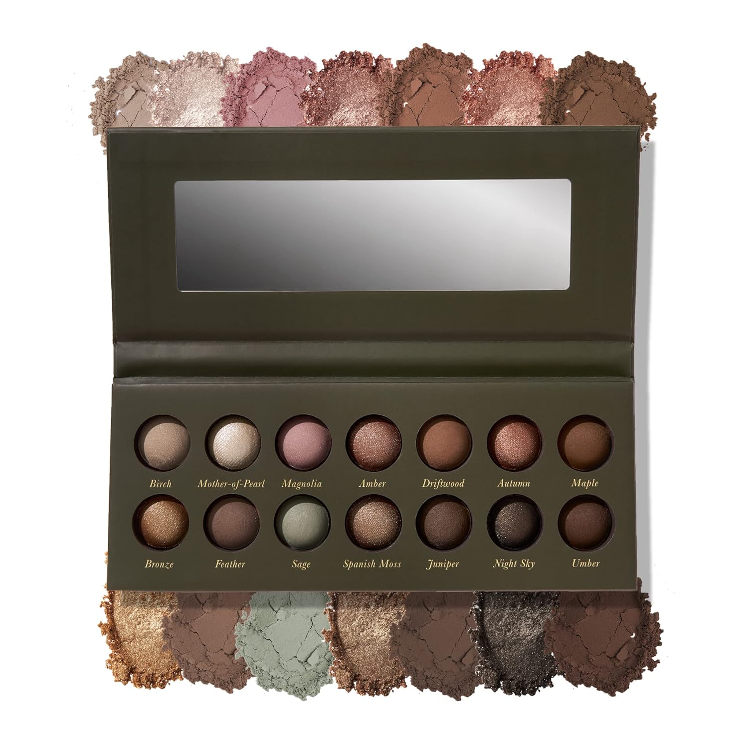 LAURA GELLER NEW YORK The Delectables Earthy Essentials Baked Eyeshadow LAURA GELLER NEW YORK The Delectables Earthy Essentials Baked Eyeshadow Palette | 14 Pigmented Eyeshadows Blendable Natural Look
