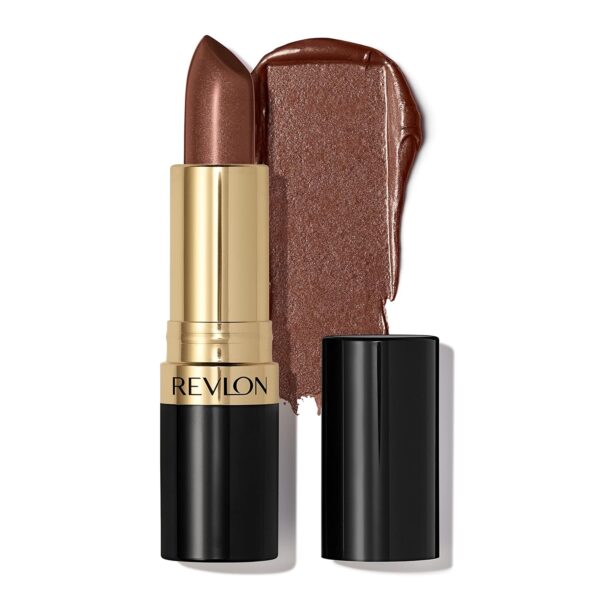 Revlon Super Lustrous Lipstick, Creamy Formula For Soft, Fuller-Looking Lips, Moisturized Feel, 315 Iced Mocha, 0.15 oz