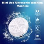 Portable Washing Machine, Mini Ultrasonic Washing Machine 3 in 1 Dishwashers Ultrasonic Waves Suitable for Home, Business, Travel, College Room, RV, Apartment (3.5IN) - Image 7
