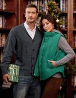 JMIERR Men's Casual Wool Blend Cardigan Sweaters Long Sleeve Shawl Collar Buttons Down Cable Knit Sweater - Image 3