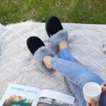 NineCiFun Women's and Men's Memory Foam House Slippers, Faux Fur Lined Indoor Fuzzy Slippers with No-slip Sole, Slip on Suede Home Shoes, Warm Winter Gift for Women & Men - Image 3