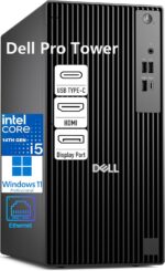 Dell Pro Tower Business Desktop Computer, 14th Gen Intel 14-Core i5-14500 vPro, 16GB DDR5 RAM, 512GB PCIe SSD, WiFi Adapter, RJ-45, HDMI, DisplayPort, Type-C, Windows 11 Pro
