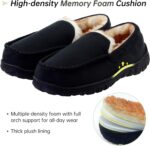 Vonair Mens Moccasin Slippers Indoor Outdoor Slip on Warm House Shoes Breathable Moccasins for Men - Image 3