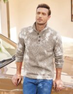 COOFANDY Men's Casual Slim Fit Pullover Sweater Knitted Thermal Sweatshirt - Image 4