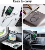 Temdan for Travel Vacation Essentials,3 in 2 USB C Cable for Apple Watch Charger/iPhone 17 Charger/Lightning,Multi Charging Cable Cord,Camping Essentials,Designed for iWatch &iPhone 16-12-4FT Black - Image 7