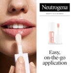 Neutrogena Hydro Boost Tinted Lip Oil with Hyaluronic Acid, Designed to Hydrate & Nourish While Providing a Luxurious Pop of Color for Fuller-Looking Lips, Light Pink, .2 fl. oz - Image 2