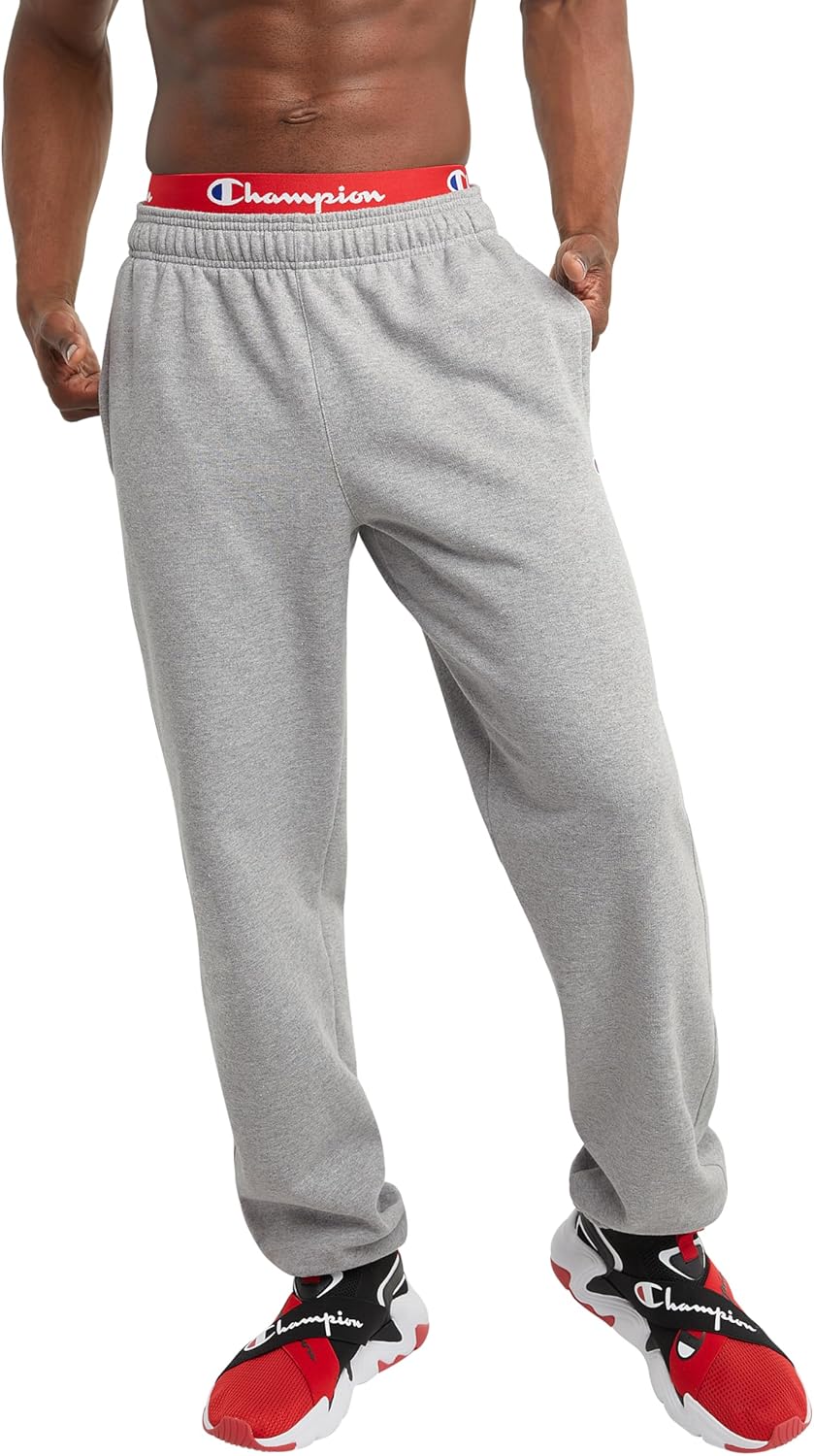 Champion Men's Sweatpants, Fleece, Comfortable Relaxed-bottom Pants for Men (Reg. Champion Men's Sweatpants, Fleece, Comfortable Relaxed-bottom Pants for Men (Reg. Or Big & Tall)