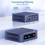Beelink Mini PC, Mini S12 Pro Intel 12th N100(Up to 3.4GHz), 16GB DDR4 500GB M.2 SSD, Mini Desktop Computer Support 4K@60HZ Dual HDMI Display/WiFi6/BT5.2/USB3.2/1000Mbps/LAN/WOL Micro PC - Image 7