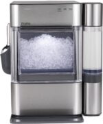 GE Profile Opal 2.0 Ultra Nugget Ice Maker with Side Tank and Scale Inhibiting Filter, Scoop Included, 38 lbs in 24 Hours, Pellet Ice Machine with WiFi & Smart Connected, Stainless Steel