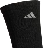 adidas Men's Athletic Cushioned 6-Pack Crew, Cushioned Crew Socks with Arch Compression for a Secure Fit - Image 3