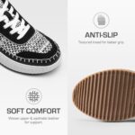 DREAM PAIRS Women Chunky City Tweed Comfortable Casual Platform Fashion Sneaker - Image 2