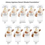 Almay Anti-Aging Foundation, Smart Shade Face Makeup with Hyaluronic Acid, Niacinamide, Vitamin C & E, Hypoallergenic-Fragrance Free, 100 Light, 1 Fl Oz (Pack of 1) - Image 7