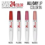 Maybelline Super Stay 24, 2-Step Liquid Lipstick Makeup, Long Lasting Highly Pigmented Color with Moisturizing Balm, Very Cranberry, Ruby Red, 1 Count - Image 9